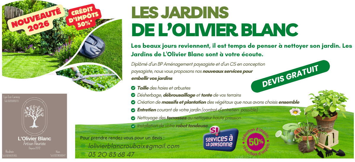 Bandeau web Les Jardins de L'Olivier Blanc